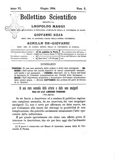 Bollettino scientifico