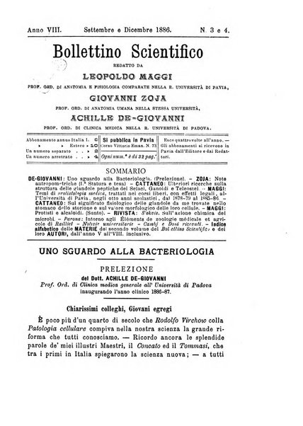 Bollettino scientifico