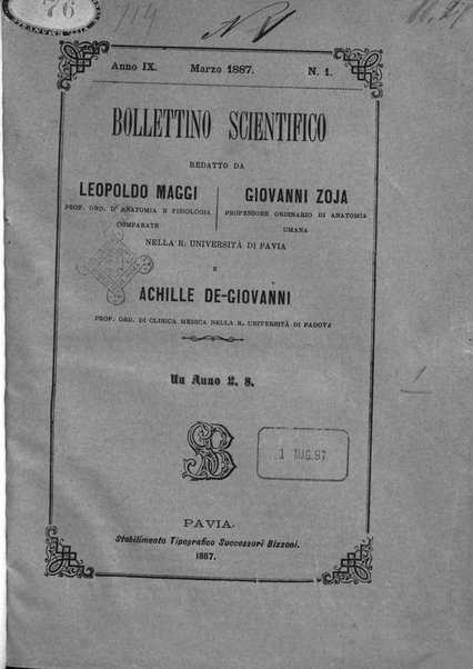 Bollettino scientifico