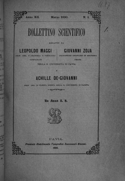 Bollettino scientifico