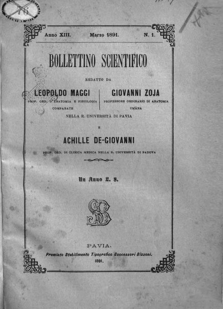 Bollettino scientifico