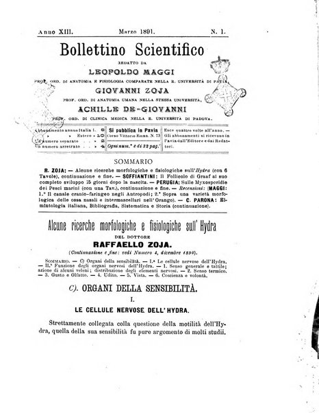 Bollettino scientifico