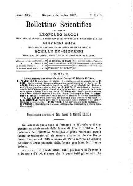 Bollettino scientifico