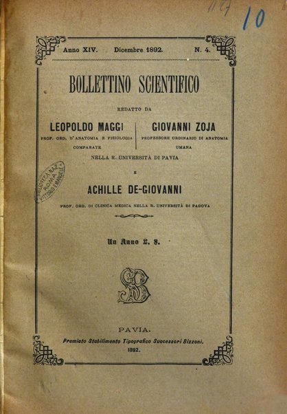 Bollettino scientifico