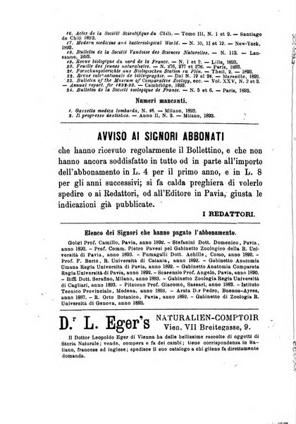 Bollettino scientifico