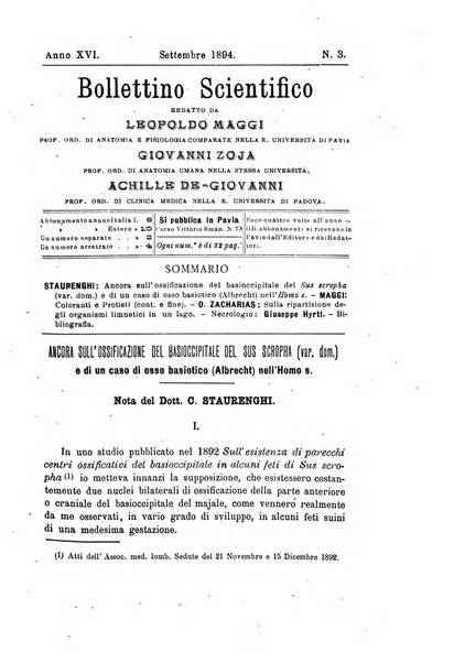 Bollettino scientifico