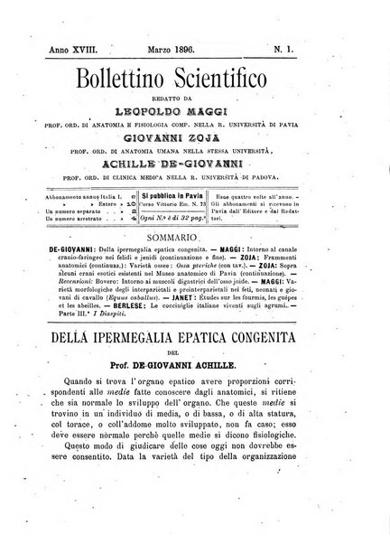 Bollettino scientifico