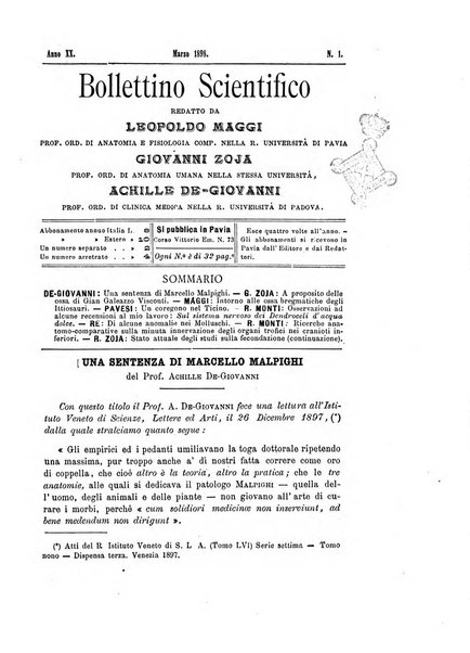 Bollettino scientifico