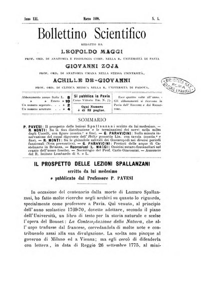 Bollettino scientifico