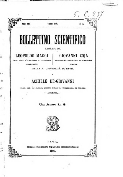 Bollettino scientifico