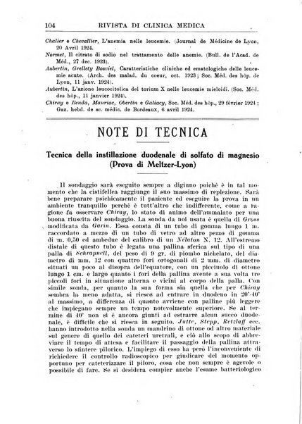 Rivista di clinica medica