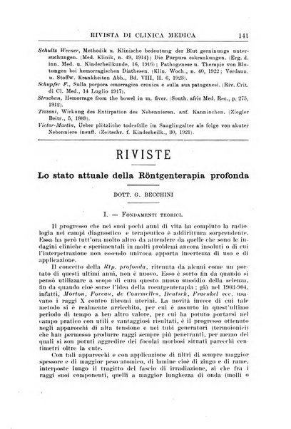 Rivista di clinica medica