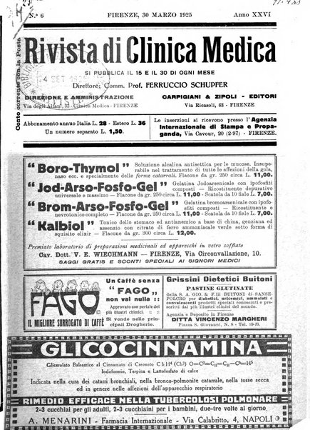 Rivista di clinica medica