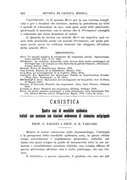 Rivista di clinica medica