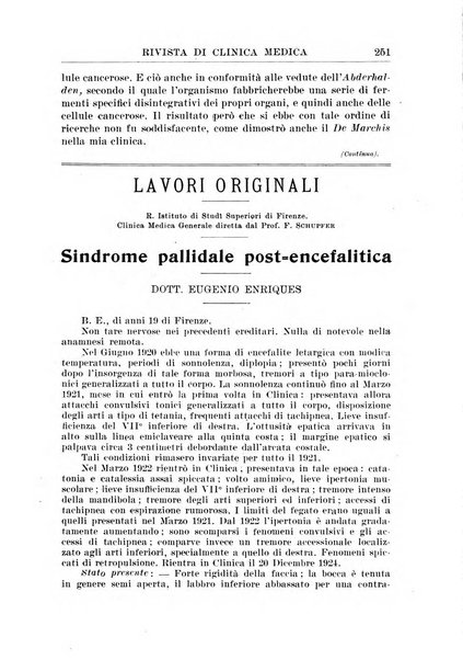 Rivista di clinica medica