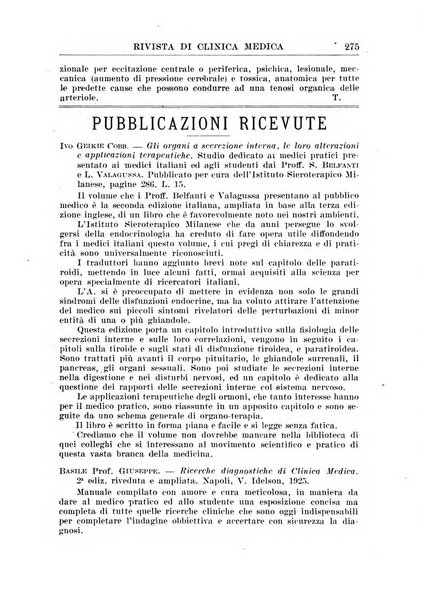 Rivista di clinica medica