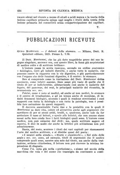 Rivista di clinica medica