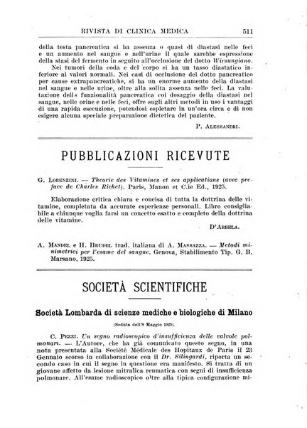 Rivista di clinica medica