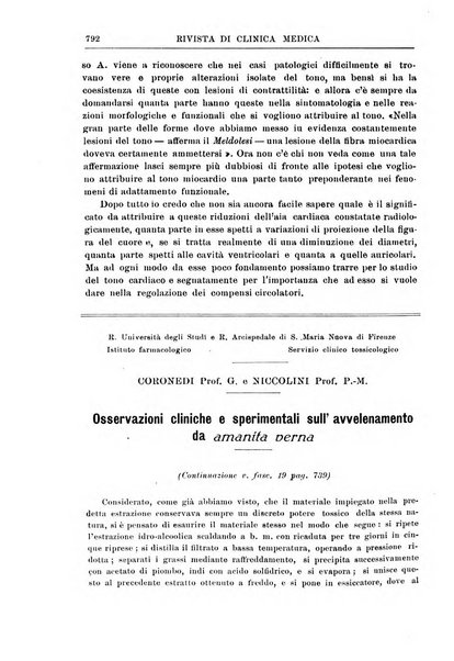 Rivista di clinica medica