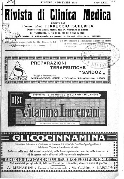 Rivista di clinica medica