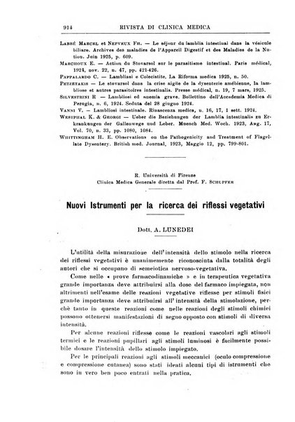 Rivista di clinica medica