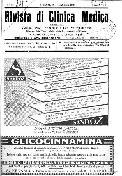 Rivista di clinica medica