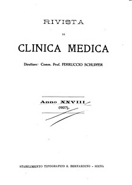 Rivista di clinica medica