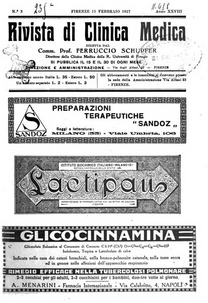 Rivista di clinica medica