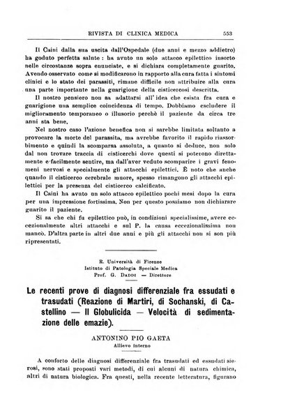 Rivista di clinica medica