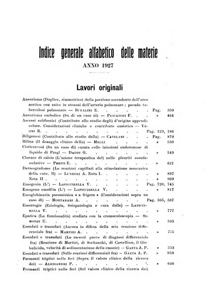 Rivista di clinica medica