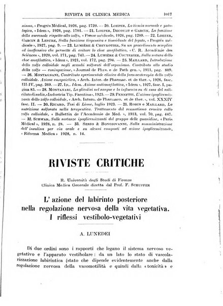 Rivista di clinica medica