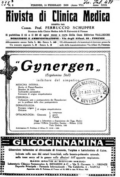 Rivista di clinica medica