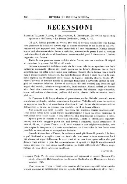 Rivista di clinica medica