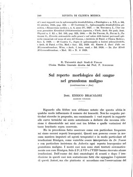 Rivista di clinica medica