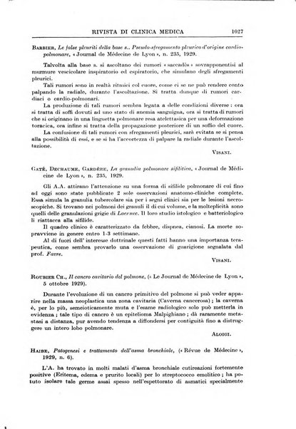 Rivista di clinica medica