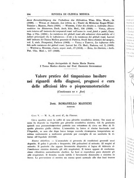 Rivista di clinica medica