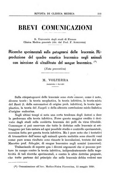 Rivista di clinica medica