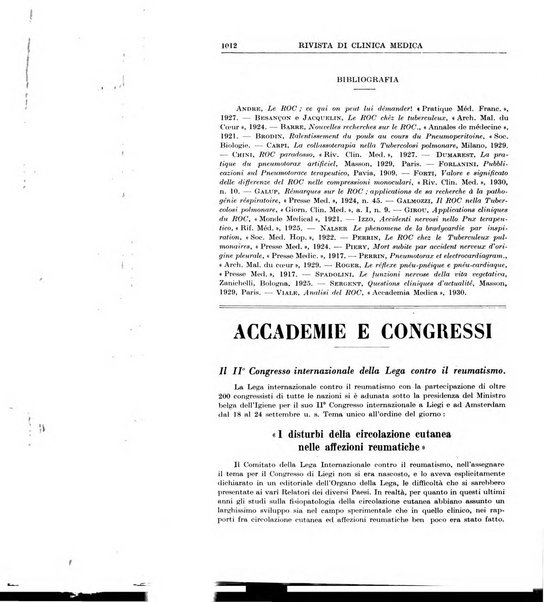 Rivista di clinica medica