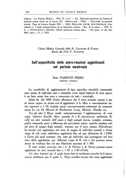 Rivista di clinica medica