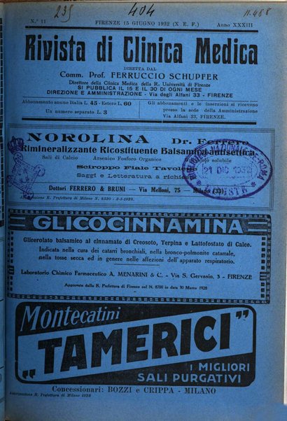 Rivista di clinica medica