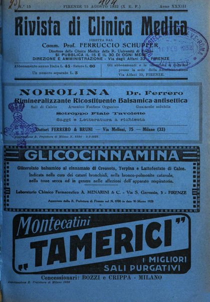 Rivista di clinica medica