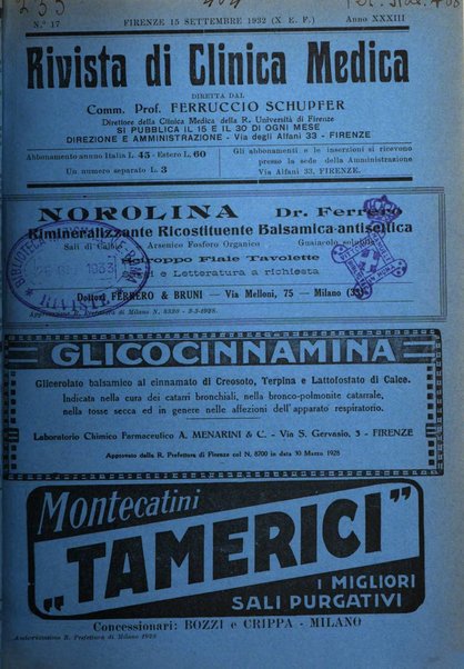 Rivista di clinica medica