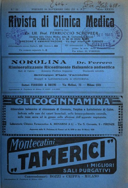 Rivista di clinica medica