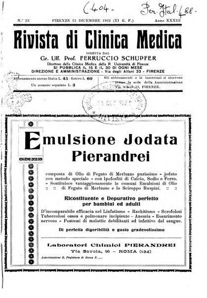 Rivista di clinica medica