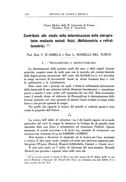 Rivista di clinica medica