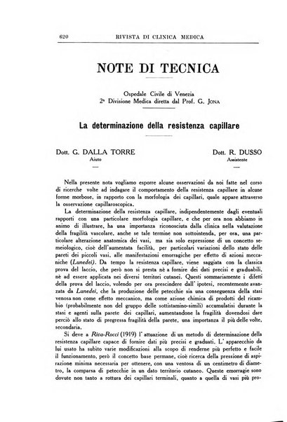 Rivista di clinica medica