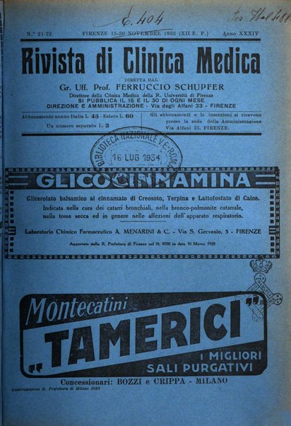 Rivista di clinica medica