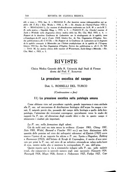 Rivista di clinica medica