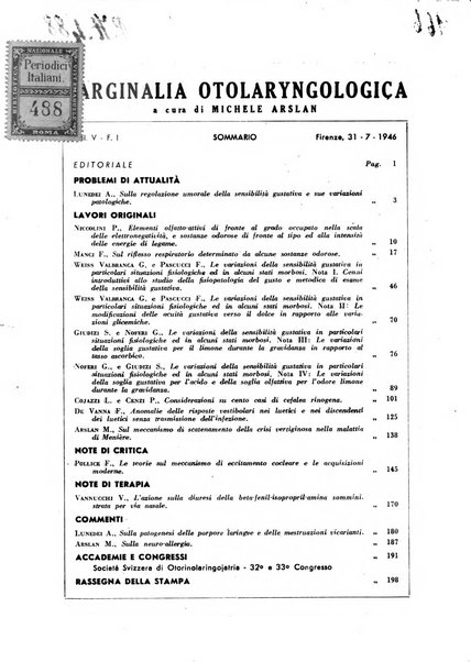 Rivista di clinica medica