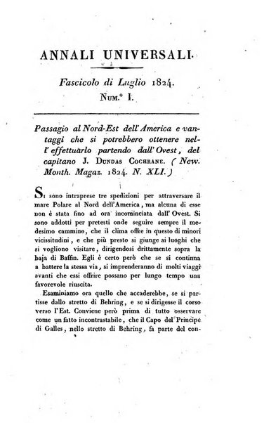 Annali universali di statistica, economia pubblica, storia e viaggi